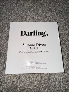 Darling White Printed Packaging with Inspirational Text